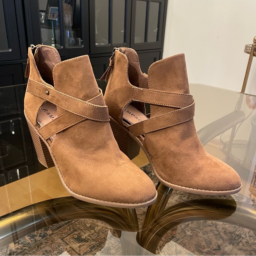 Never Worn Rampage Brown Ankle Booties
